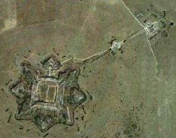 Vista del Fuerte desde satélite